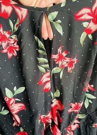 классное шифоновое платье батал