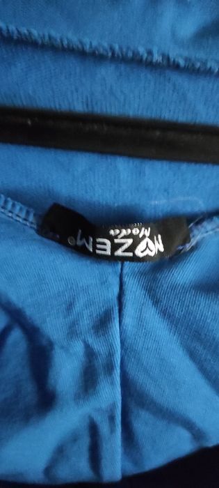 Bluza niebieska z kapturem