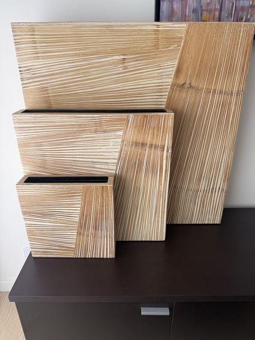 Conjunto de três peças decorativas