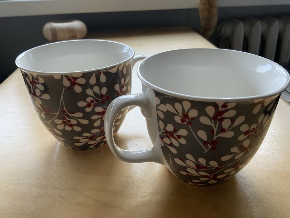 Zestaw 2 kubków świątecznych home&you pojemne