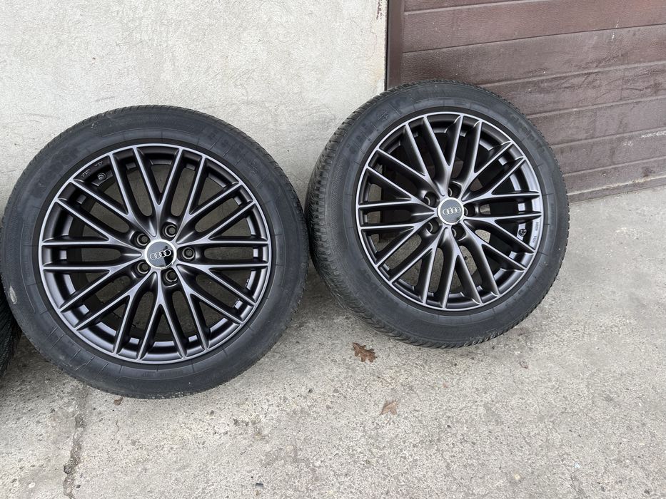 (252)Koła, Felgi 5x112 18” Borbet, Audi a6, Tiguan, Grafit