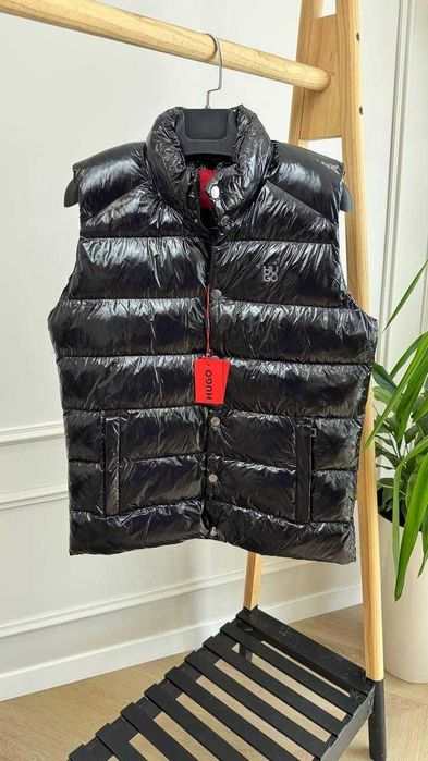 Жилетка HUGO чоловіча лакована s-2XL new
