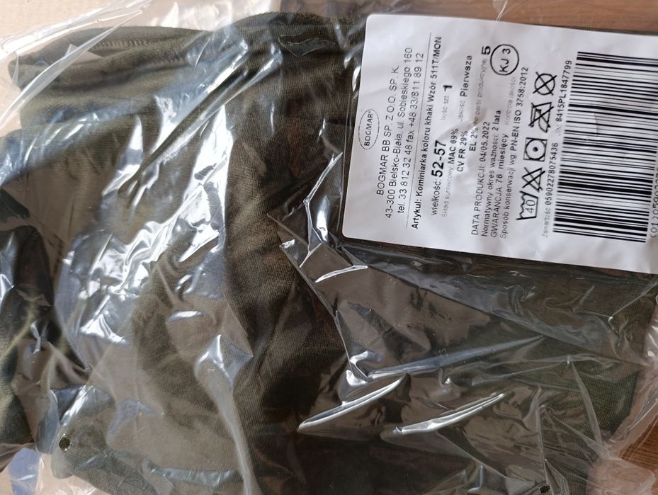 Kominiarka koloru khaki wzór 511T/MON