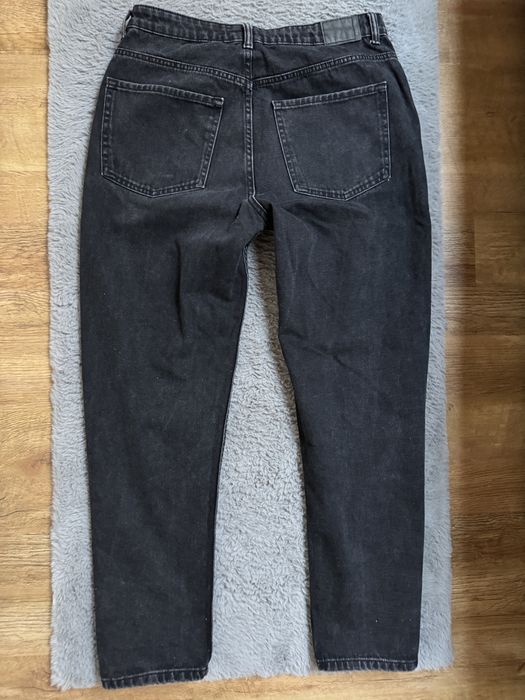 Spodnie jeansowe czarne bershka rozmiar M 40