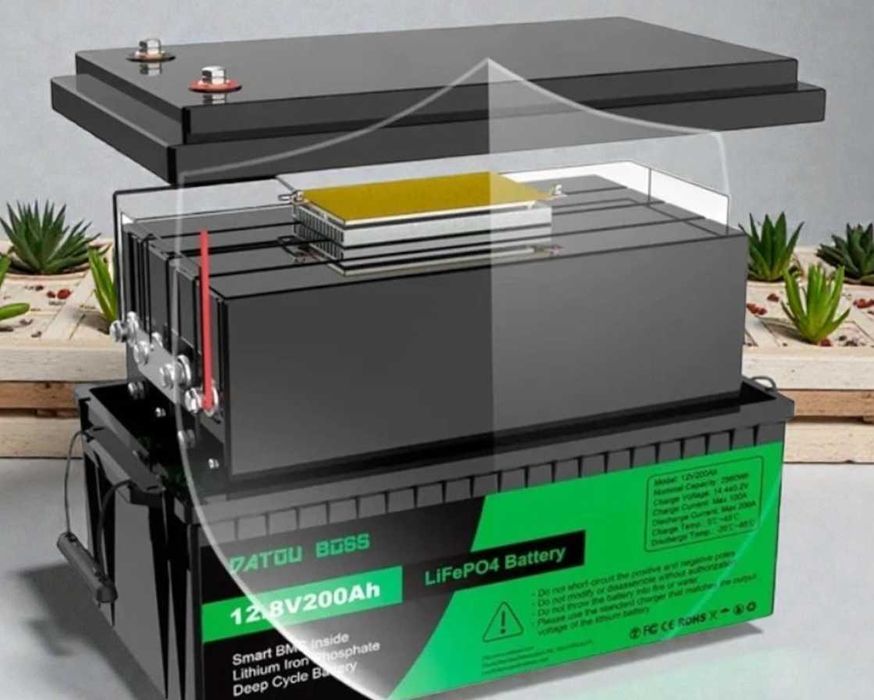 Накопичувач LiFePO4 DATOU BOSS 200 акумуляторна батарея BMS акумулятор