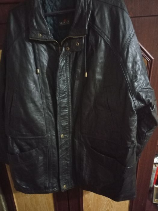 Куртка кожаная мягкая мужская