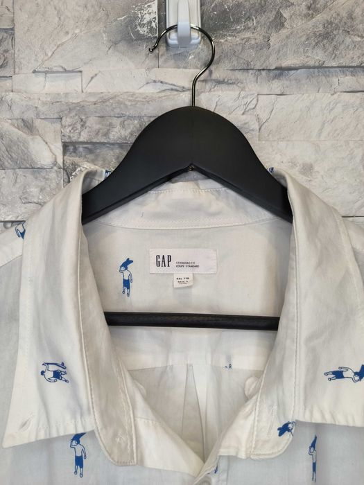 Koszula Gap Krótki Rękaw Wzorki Logo