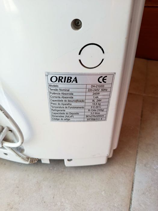 Desumidificador de 9 litros como novo