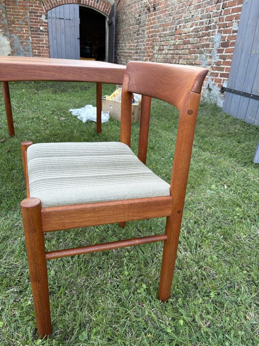 Tekowy duński stół Bramin mid century, vintage design