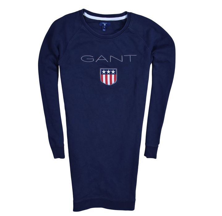 Gant Logowana Dresowa Sukienka Bluza Premium / S