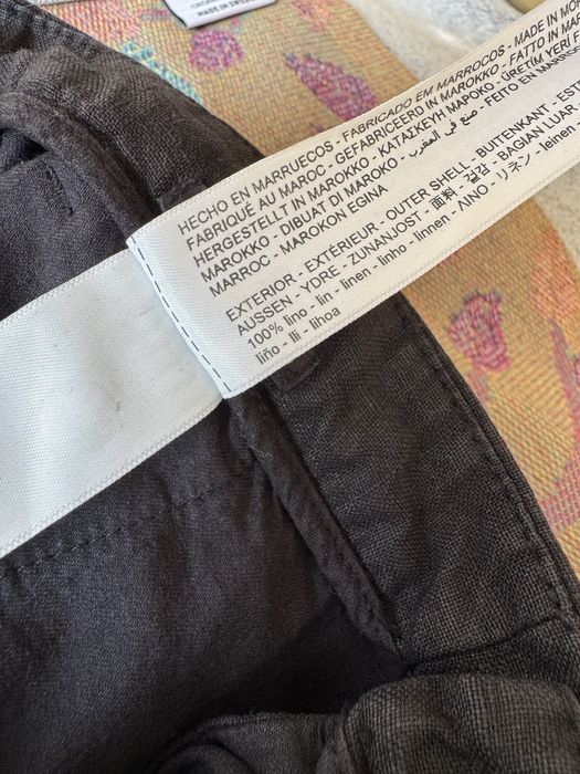 Льняные брюки Massimo Dutti