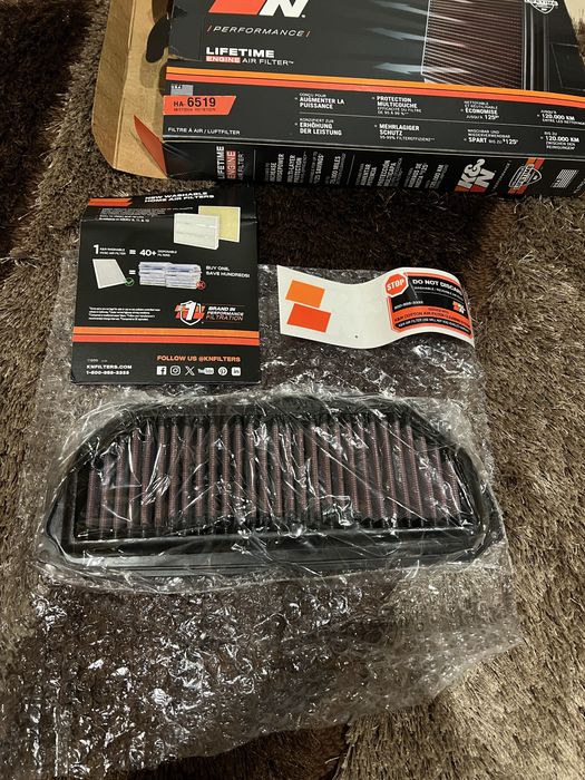 Filtro de ar desportivo k&N novo