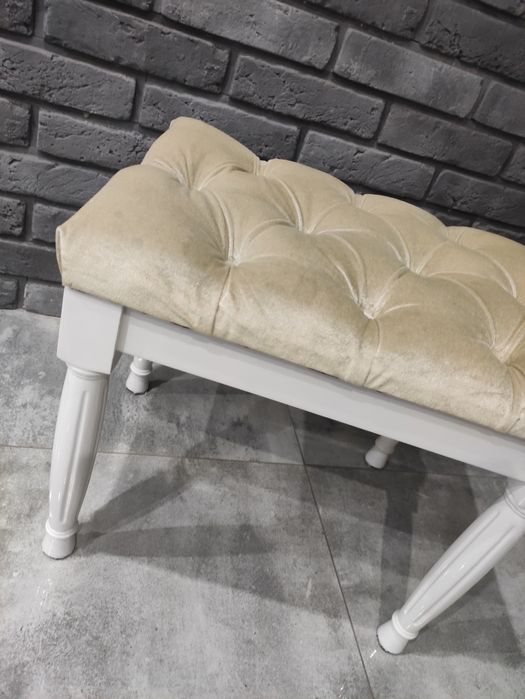 Taboret pufa stołeczek pikowany do toaletki
