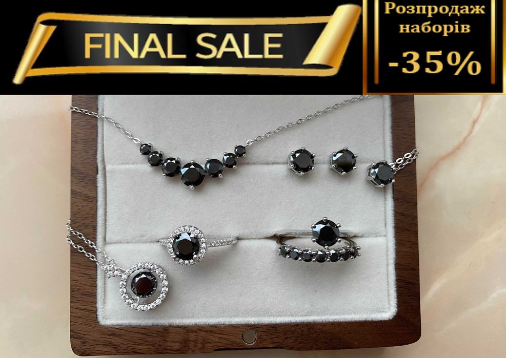 Муасаніт конкурент діамантів чорний 1 карат сережки муассанит