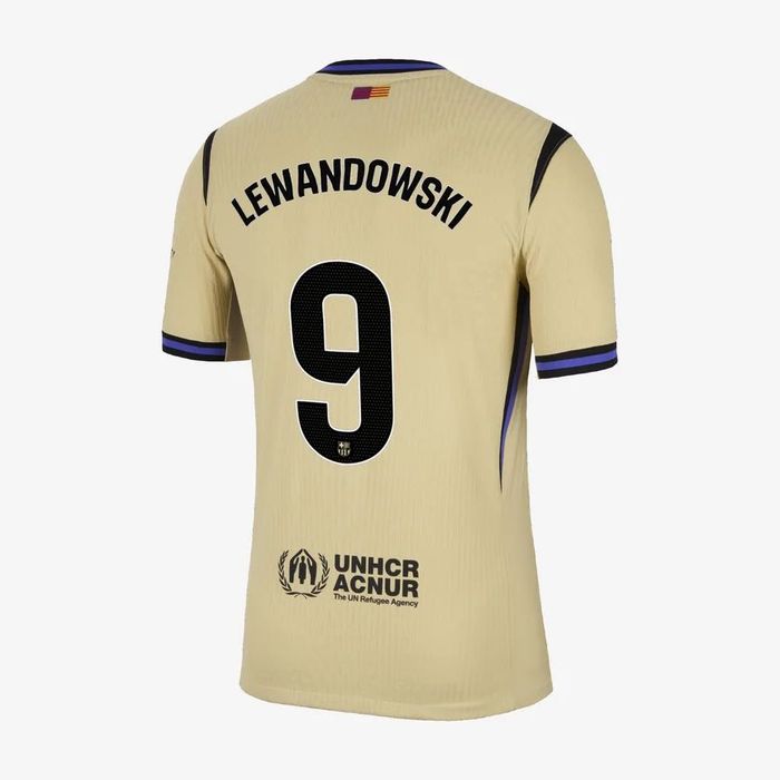 Nike FC Barcelona Lewandowski koszulka meczowa wyjazdowa