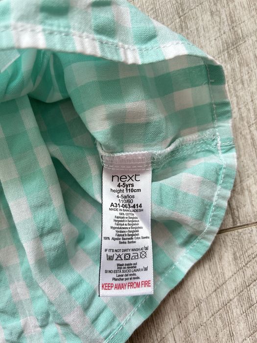 Літнє тоненьке бавовняне плаття сукня на дівинку 4-5 років next