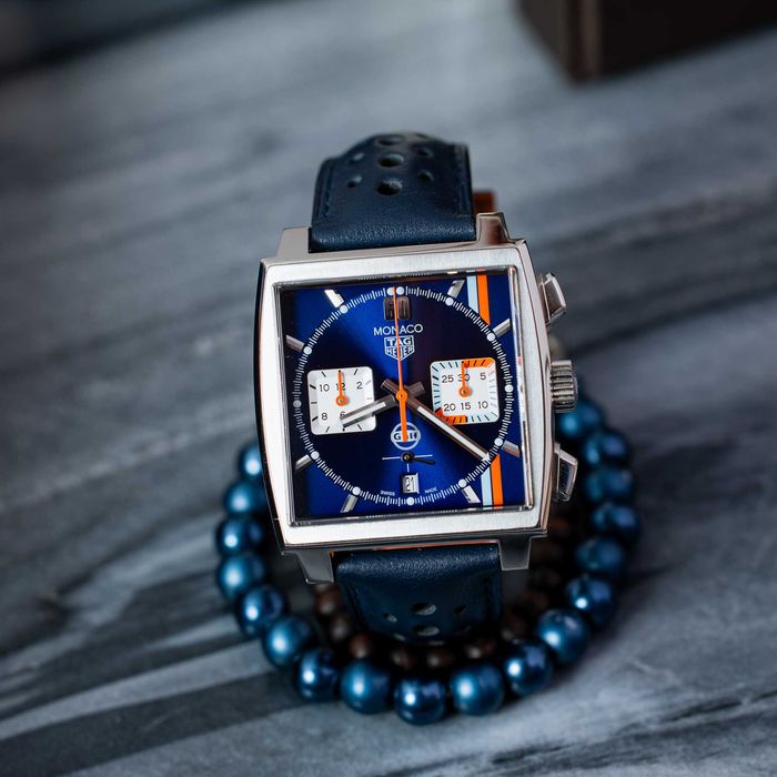 TAG Heuer Monaco x Gulf + Steel Bracelet