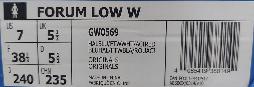 Buty sportowe Adidas Forum Low W r. 38 2/3 | Snekersy