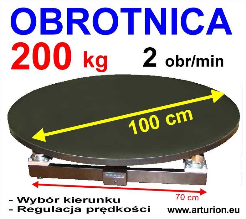 Platforma Obrotowa- Ekspozytor- Obrotnica-Podest obrotowy do 200 kg