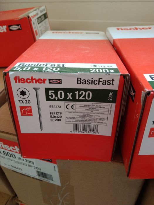 Fischer wkręty ocynkowane do drewna