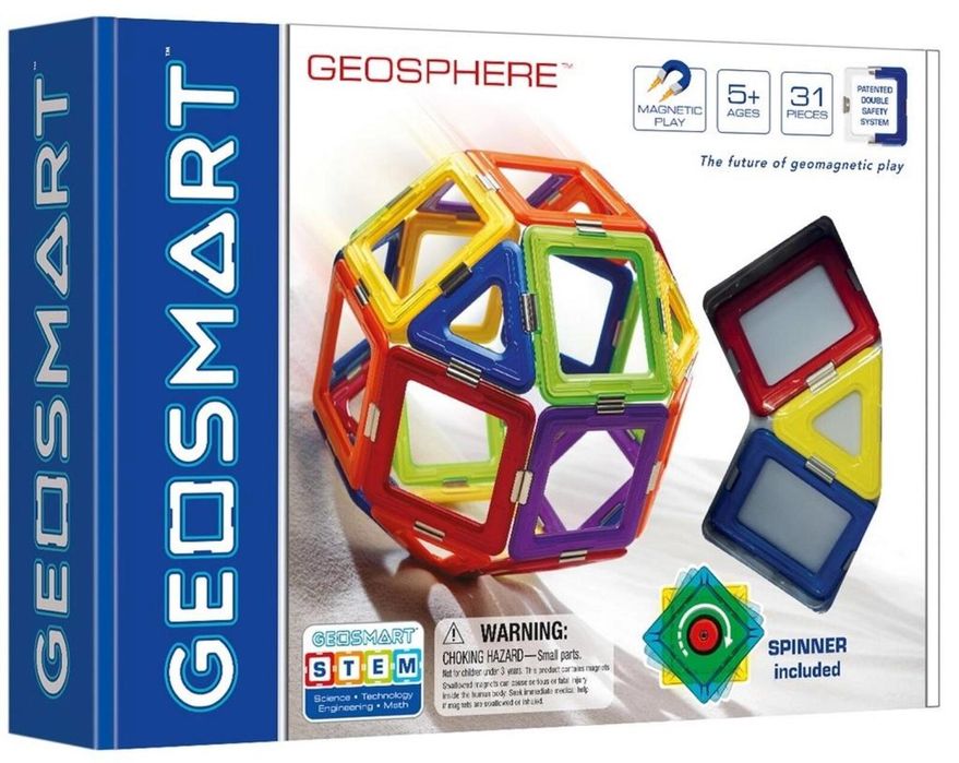 Geo Smart GeoSphere (31 części) IUVI Games pudełko,344x248 mm