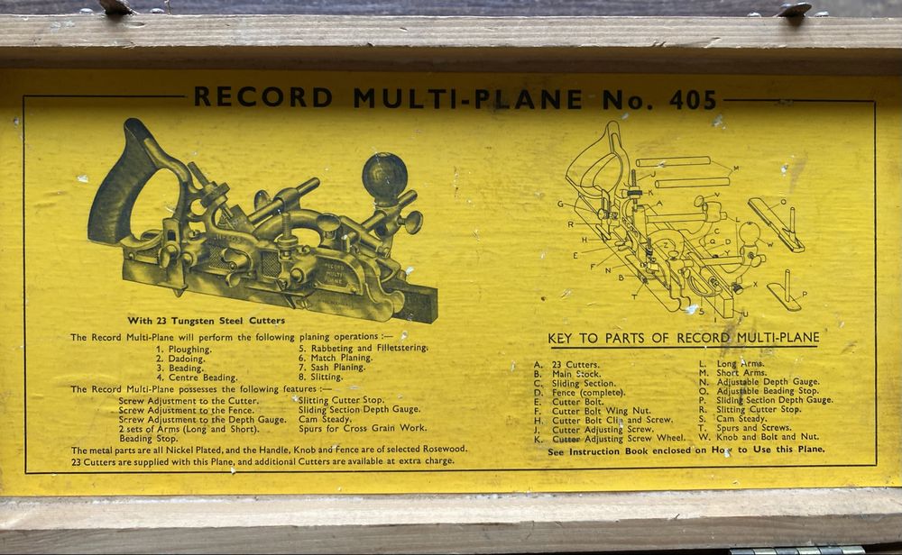 Шпунтубель Record 405
