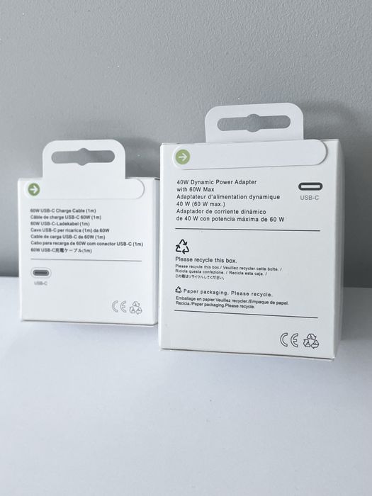 Ładowarka 40W iPhone z Kablem USB-C 1m - Zestaw do iPhone