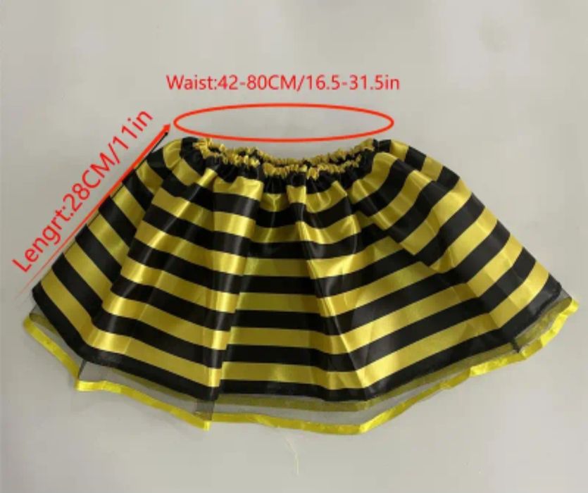Обруч бджілки,спідничка бджілки.костюм бджілки, пчела