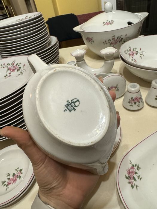 Serwis obiadowy Lubiana 12 osób – porcelana Made in Poland