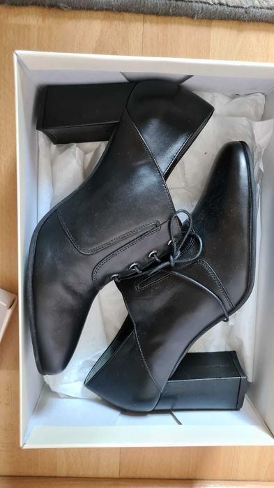 Botki Hogl czarne 39