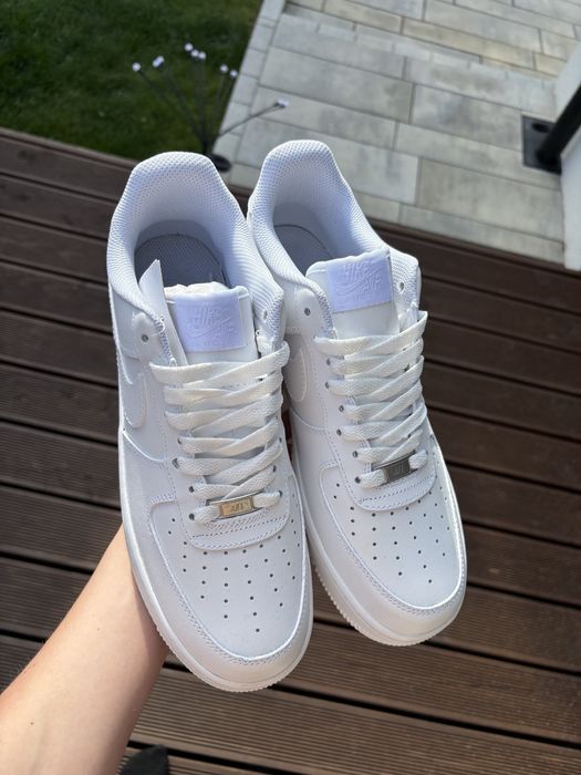 Nike Air Force 1 Low White – rozmiar 44.5 – nowe białe sneakersy