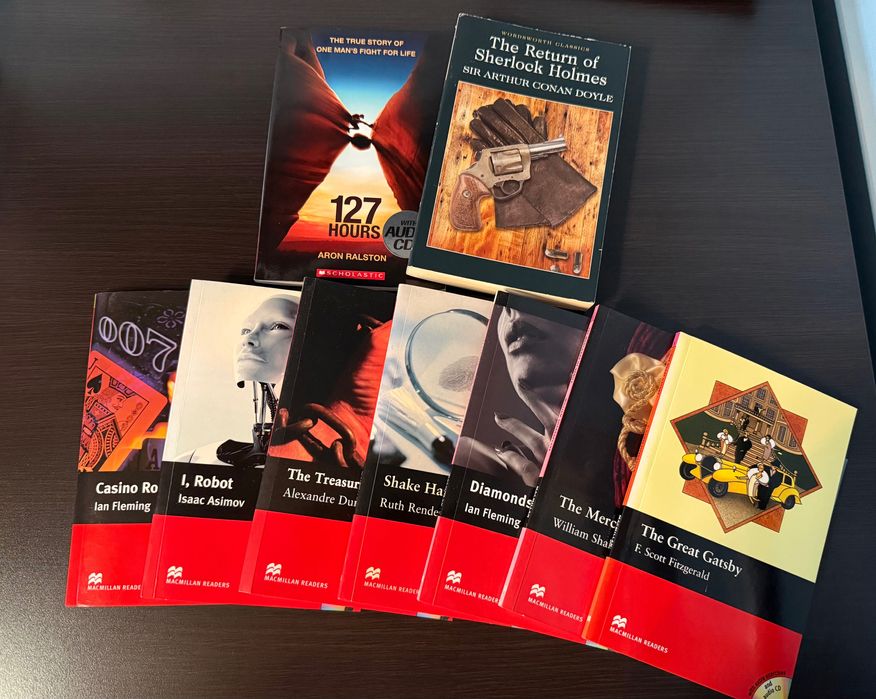 Pakiet książek do nauki języka angielskiego, Macmillan Readers.