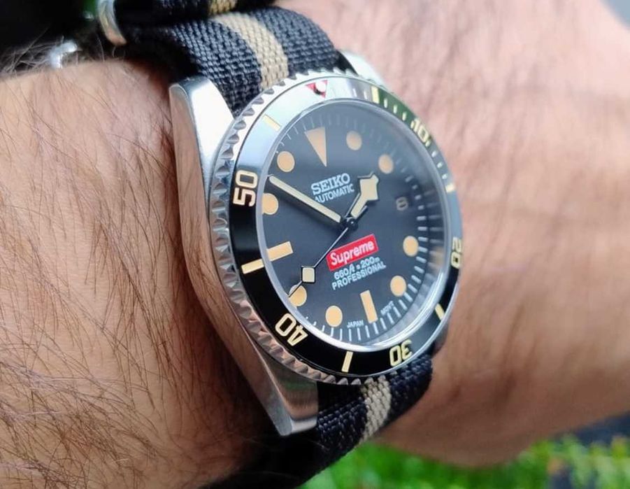 Zegarek Seiko Supreme Snowflake Mod NH35 36mm męski nurek UNIKAT