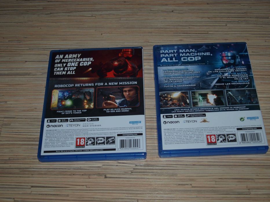 Gra RoboCop Rogue City Collection PL dwie gry ps5 jak nowe!!!