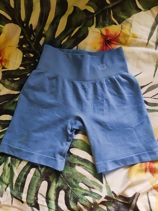 Niebieskie krótkie spodenki szorty Gym Glamour XS