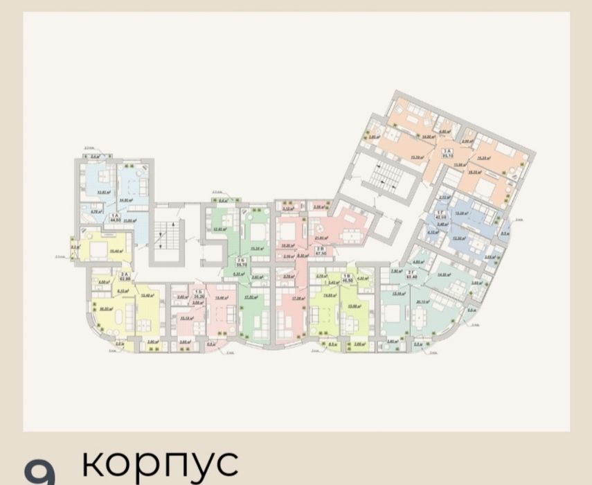 Продаж 2 к.кв Княгинин 9 корпус