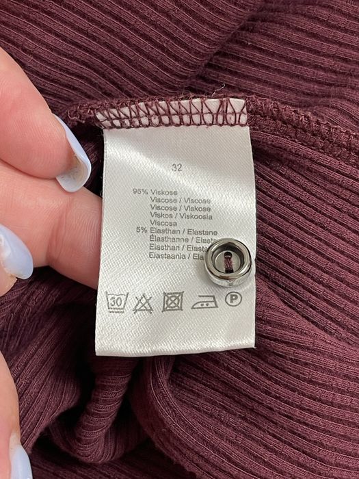 Гольф червоний/бордовий светр/лонг