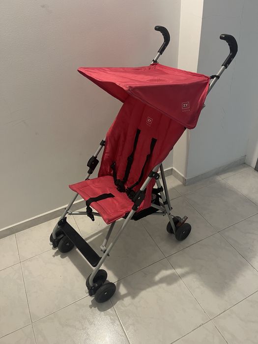Carrinho zippy rosa