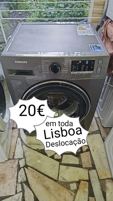 20,00€ Reparação de Máquinas de lavar roupa, secar e loiça