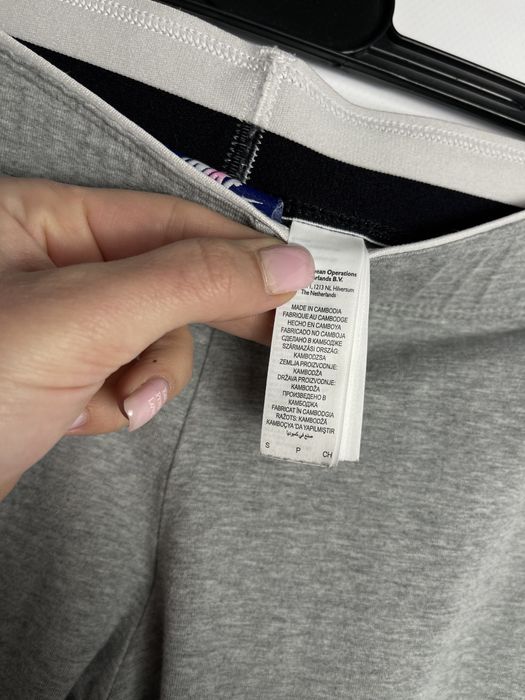 Спортивні лосіни nike just do it swoosh сірі леггінси найк оригінал