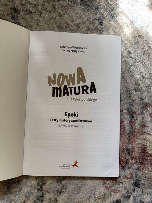 Nowa matura z języka polskiego Epoki zakres podstawowy