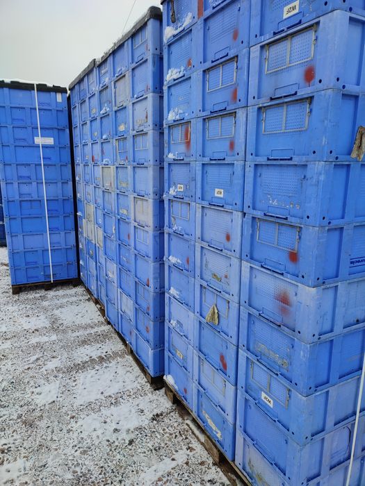 800x400x220 pojemniki magazynowe skrzynki plastikowe transportowe