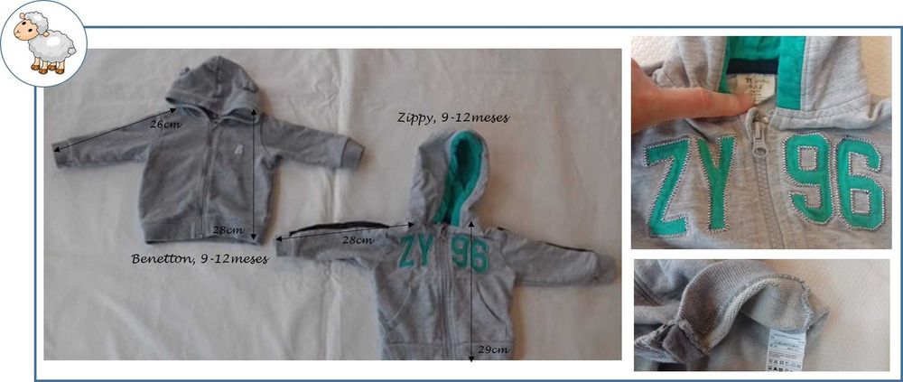 0-12Meses Menino Outono/Inverno - camisolas, casacos, conjuntos