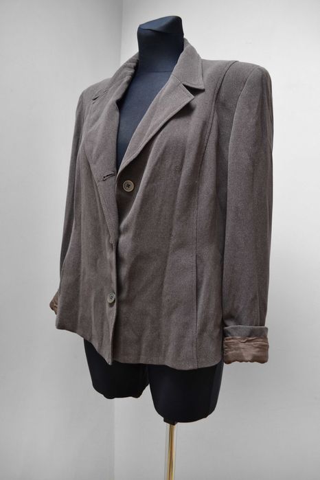 marynarka brązowa M 38 żakiet elegancki Alfani USA