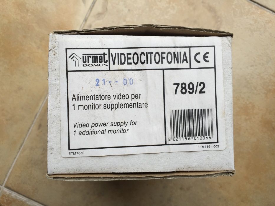 Fonte de alimentação Urmet Refª 789/2 (Videoporteiro)