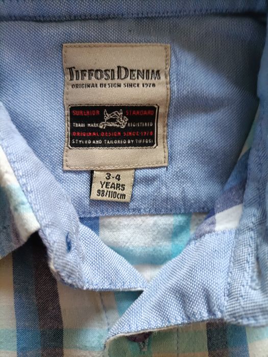 Camisa Tiffosi tamanho 3-4 anos