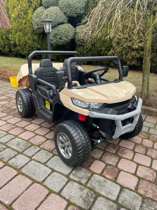 Dwuosobowe Auto na akumulator Ciężarówka Wywrotka 4×4 Pilot Samochód