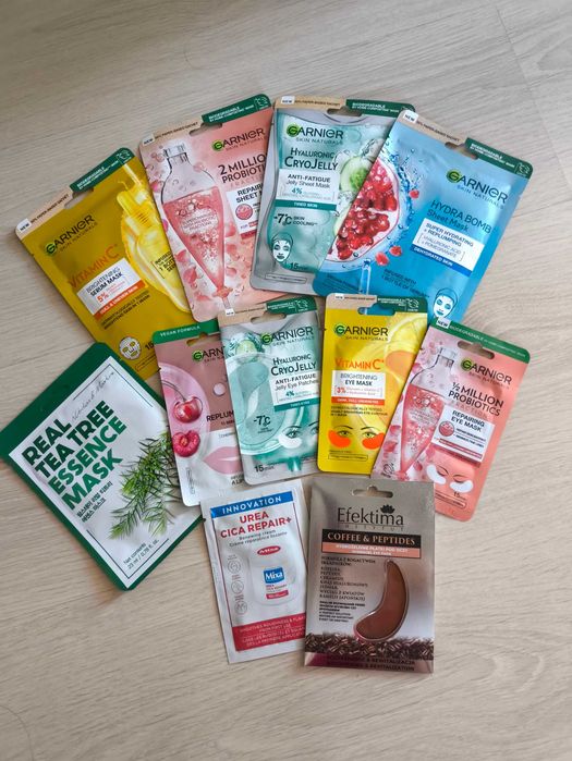 Maseczki do twarzy Garnier