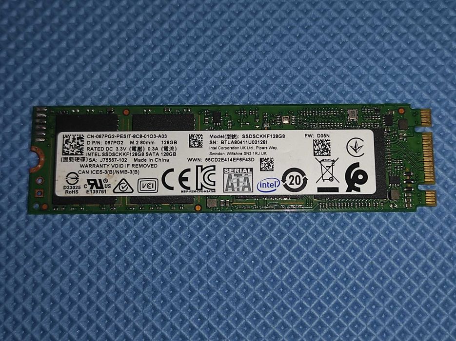 SSD Intel 128GB M.2 2280