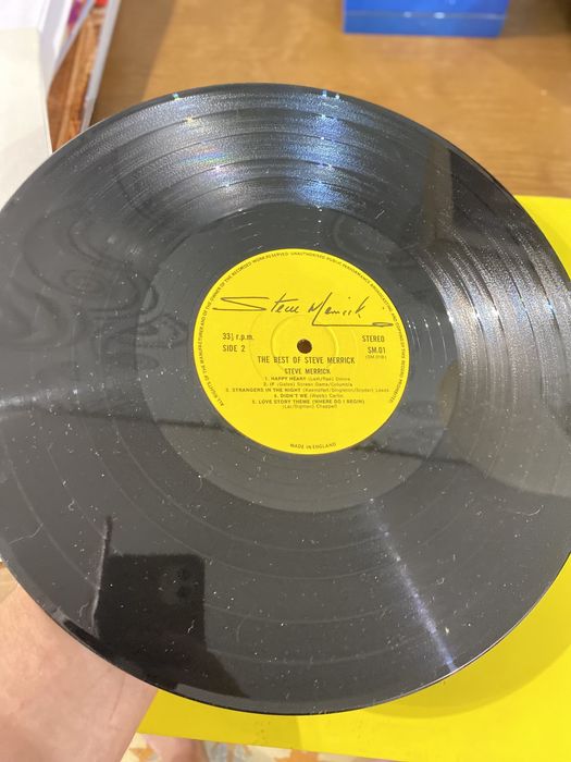 Vinil The beat of Steve Merrick - Autografado